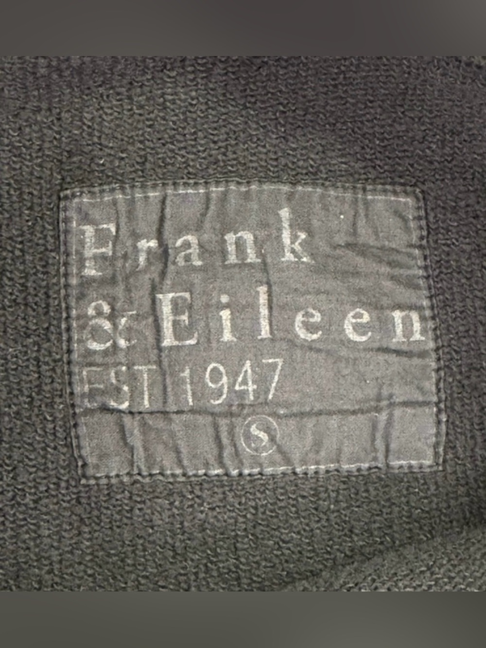 Frank & Eileen | Triple Fleece Eamon Black Raw Edge Jogger Sweatpants Women’s - Picture 5 of 8